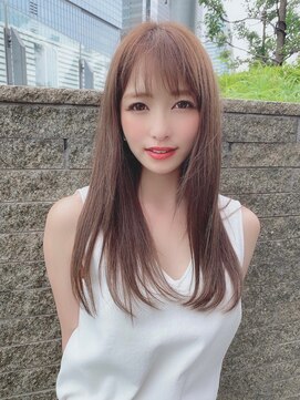 ロンド ロビン 栄(Lond robin) さらっと揺れる艶髪が色気と可愛さを演出するモテ髪ロング