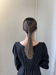 ヘアアレンジ　二次会スタイル【髪質改善/】