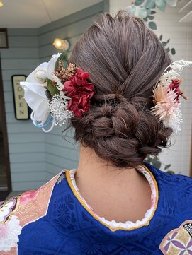 ビスクヘアデザイン(bisq hair design) 成人式ヘアセット