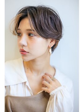 イオエ(ioe) 似合わせカット/メルティカラー/ウェーブミディアム/着物