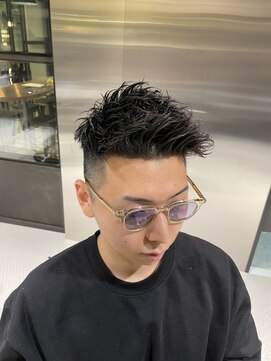 フランクスバーバーザスタンド(Frank’s barber the stand) メンズツーブロックソフトツイストスパイラルショートF