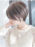 【Say.福岡】 ショートボブ×ハイライト×グレージュ×レイヤー