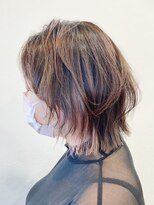 グランシュ 青葉台店(GranCieux)&nbsp;インナーカラー くびれボブ 大人セミディ 青葉台