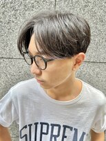 アンフィニー 銀座(ANFINI)&nbsp;大人のこなれセンターパートセクシーな男髪　ノーセットOK