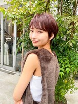 アンバー 池袋(amber)&nbsp;大人くびれショート/レッドブラウン/ひし形ショート[池袋駅]