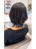 ウルフカット インナーカラー