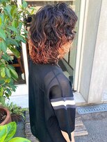 モク 大阪梅田店(MOK)&nbsp;【オレンジがポイント】レイヤーパーマ