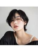 前下がりボブミニボブナチュラルボブショートボブ