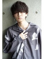 カライングドゥ(ing deux) スーツ短髪ツーブロック束感モテる黒髪シークレットパーマ流行