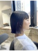 【Lee大阪店】モードstyle黒髪ボブ/新出