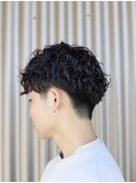 メンズツーブロックパーマスタイル