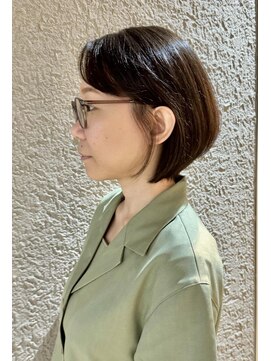 ハートボックス 四谷店(Heart box) 艶髪大人ボブショートスタイル