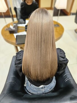 ユウヘアー 本山店(U Hair) 王道ミルクティーベージュ/ブリーチカラー