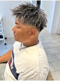 ツイストパーマ×ハイライトカラー