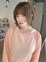 ユーフォリア 青山(Euphoria)&nbsp;20代30代ミニボブココアブラウン小顔美肌ストレート丸み