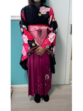 きものサロンティファニー 卒業式の袴