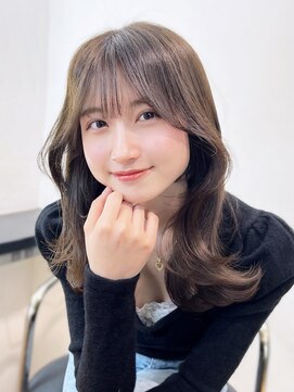 アルバム 新宿(ALBUM SHINJUKU) 小顔くすみベージュ透明感カラーオリーブカラー秋色_39991