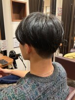 美容室ヒラトヤ 仙北店&nbsp;さらさら20代30代40代ナチュラルショートツーブロックマッシュ