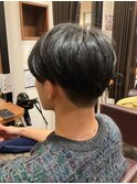 さらさら20代30代40代ナチュラルショートツーブロックマッシュ