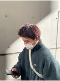 ワインレッドショート