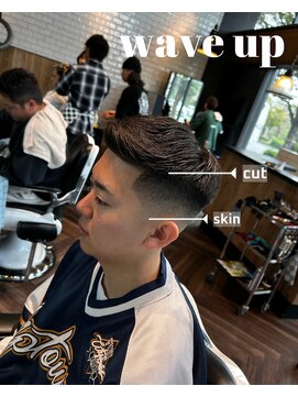 タフ バーバーショップ 大濠店(TOUGH BARBER SHOP) ウェーブアップスタイル!スキンフェード!