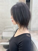 ダブルトーキョー シブヤ(W-TOKYO SHIBUYA)&nbsp;No Stylingでも可愛い暗髪ウルフ　ウルフカット