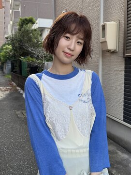 アルダー(ALDER) 緩めパーマのレイヤーボブ○