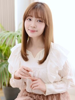 ビューティータナカ アズ熊谷店(Beauty TANAKA)の写真/<熊谷駅アズ本館6F>指通りの違いを実感!ダメージ抑えた縮毛矯正とトリートメントで理想の艶髪ストレートに