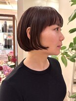 ★ワイドバングボブ/リップラインボブ/細めハイライト/銀座30代