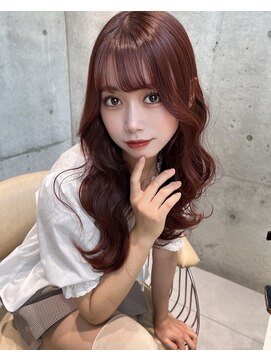 ロンドメリア 天神大名店(Lond Melia) イメチェンヘアスタイル美髪のススメワイドバングブルーブラック