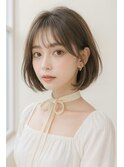 20代30代40代50代ニュアンスカラー★大人可愛い小顔ボブ