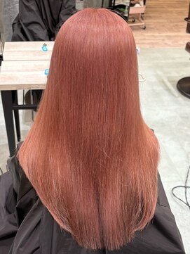 ルーブ トウキョウ(Loob. TOKYO) ブリーチ1回でつくる　"ピンクベージュ"