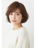 【30代40代50代】毛先ワンカールひし形ボブ