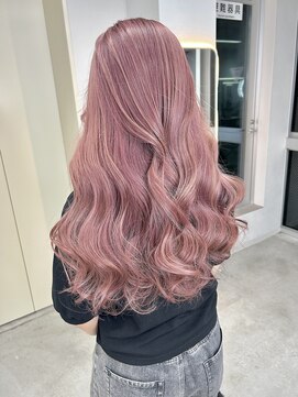 ラフィット 香椎(lafit) ピンクベージュダブルカラーインナーカラーケアブリーチ