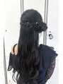 クレア(CREA) くるみちゃんヘア/ハーフアップアレンジ/ヘアセット/ヘアアレ