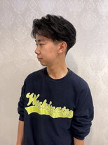 カルム(calm)&nbsp;【韓国風】流れる毛流れ＊フェザーパーマ×センターパート