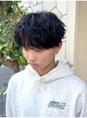 韓国風シャドウパーマ