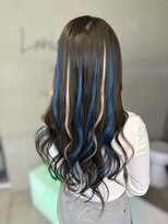 ラニシス ヘアー(Lanisis Hair)&nbsp;ブルー×シルバーハイライト