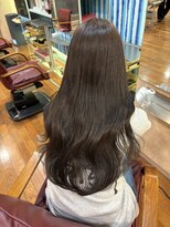 アクシス 栄店(`AXIS)&nbsp;奈川/ワンホンレイヤー/ミルクティーブロンド/ダークブルー/栄