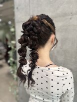 フォルテ ティアラ 横浜店(FORTE TIARA) 横浜駅/ヘアセット/ヘアメ/ヘアアレンジ/お呼ばれ/編みおろし