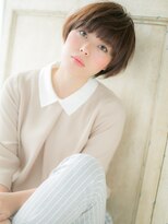 大波純一美容室パーティハン&nbsp;大人かわいい丸みショートヘルシースタイルb小山20代30代40代