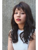 アドラーブル はなみずき店(adorable)&nbsp;【adorable】暗髪×透明感エレガントカール×シースルーバング