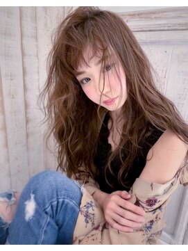 モードケイズエミュー(MODE K's eau) ダブルカラー　グラマラスカール　ヌーディーカラー