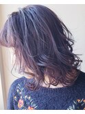 ラフウェーブ!ラベンダーアッシュ!!
