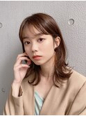 ワンカールミディアム大人かわいい美髪ネビージュオリージュ