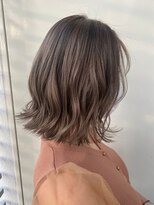 ジーナ 博多(Zina)&nbsp;【Zina】Aラインボブ/マロンベージュ/透明感/20代30代40代