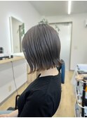 切りっぱなしボブ