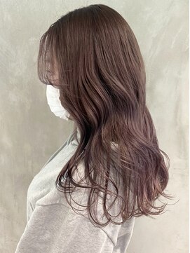 アイティーバイアルバム 下北沢店(IT by ALBUM) ラベンダーグレージュ_アースカラーくびれヘアツートン_ba377731