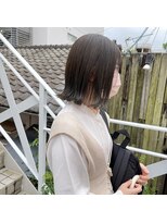 ミント(mint) オリーブグレージュ/オリーブ/ボブ/切りっぱなしボブ