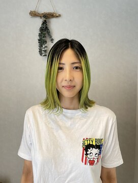 アフィックスヘア 新小岩(affix hair) ダブルカラーで思い通りの髪色に